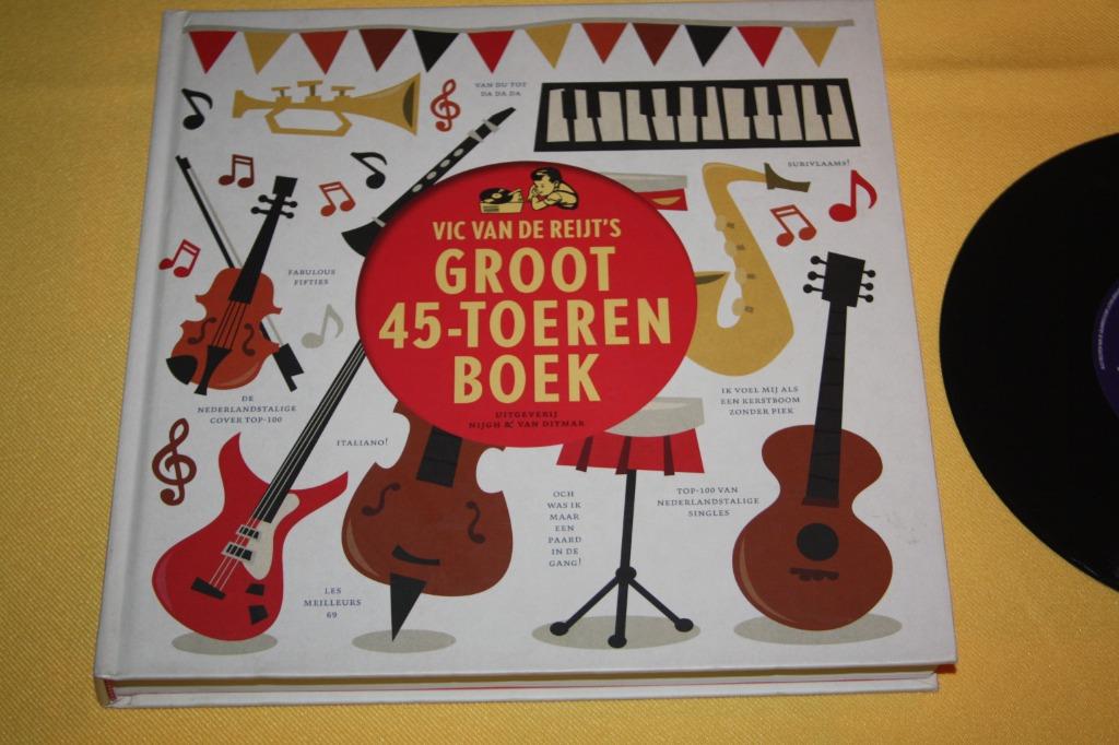 Vic van de reijt's groot 45-toeren boek ( HC + single ), Gebruikt, Overige genres, 7 inch, Single