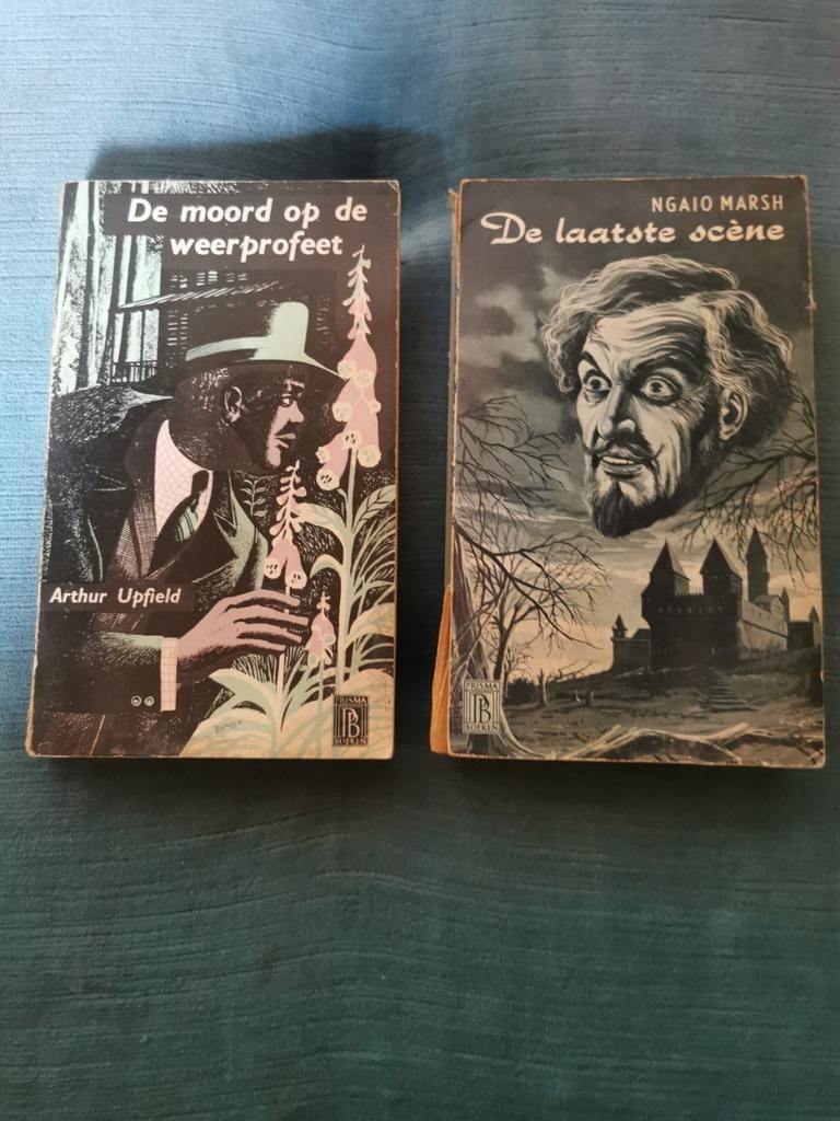 2 oude detectives jaren 50, Ophalen of Verzenden, Gelezen