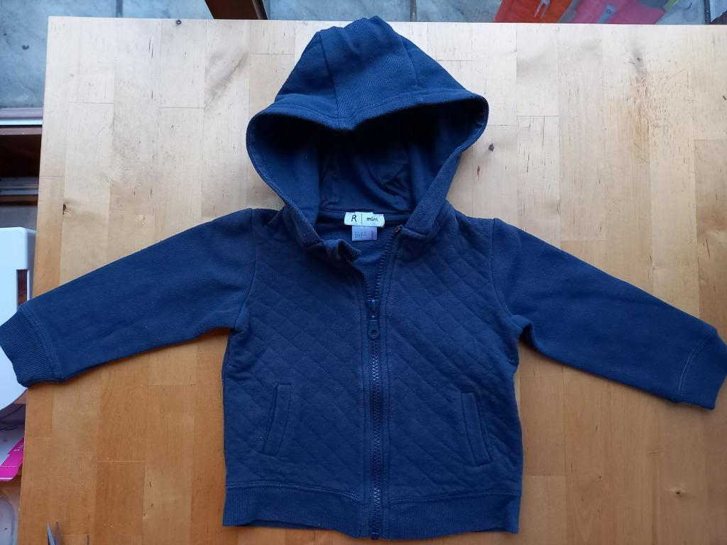 Blauwe gilet, merk La Redoute, meisje, maat 92, Gebruikt, Meisje, Ophalen of Verzenden, Trui of Vest