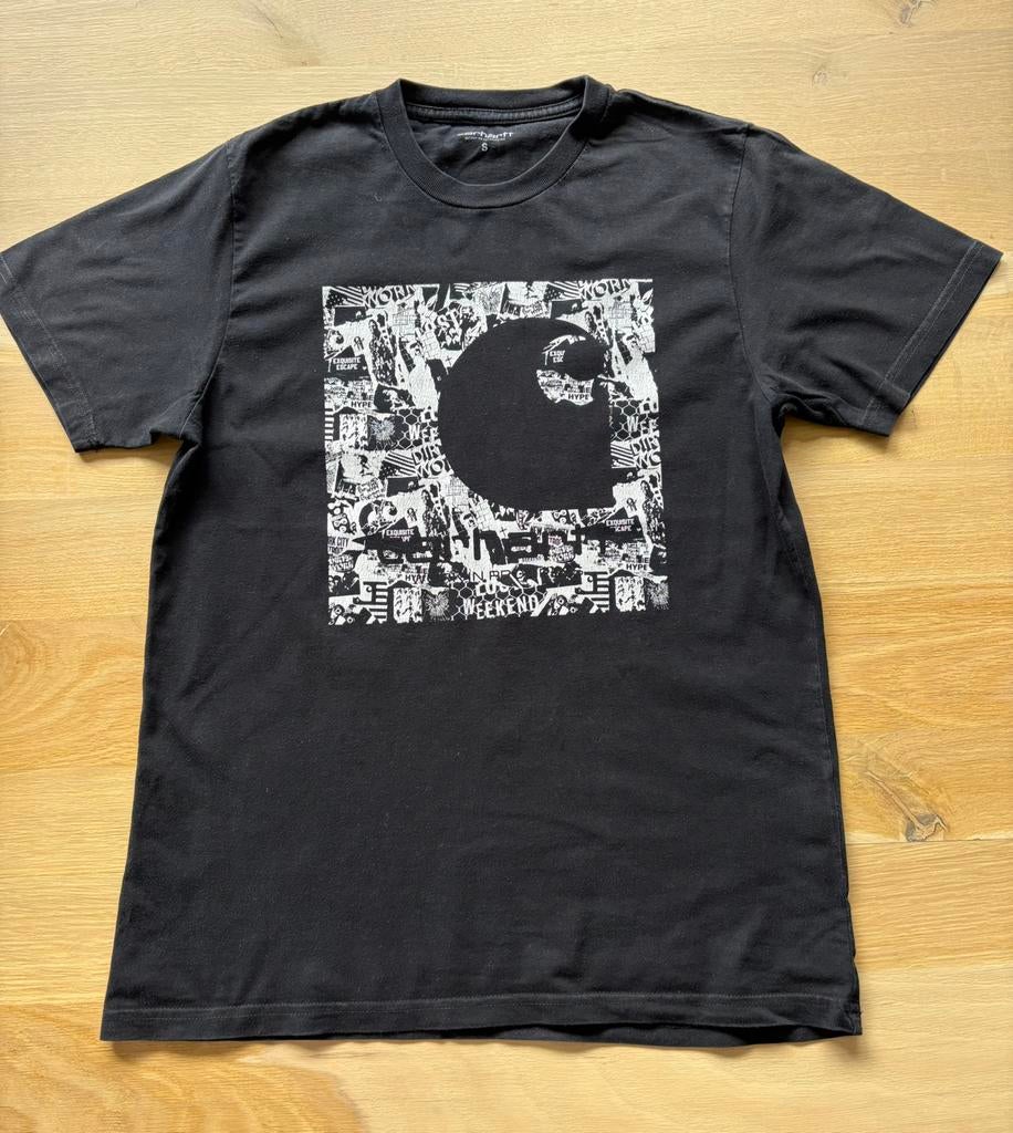 Zwarte t-shirt korte mouw van Carhartt, Kleding | Heren, T-shirts, Zwart, Carhartt, Ophalen of Verzenden, Gedragen