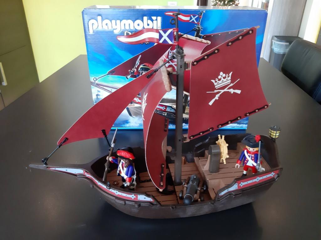 Playmobil 6681 Piratenboot, Ophalen of Verzenden, Zo goed als nieuw, Complete set