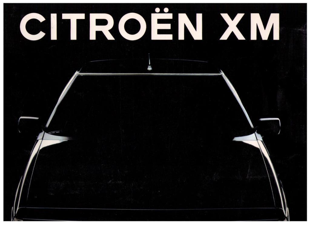 CITROEN XM reclamefolder - 1991 - 24 pagina's, Ophalen of Verzenden, Zo goed als nieuw, Collectif, Citroën