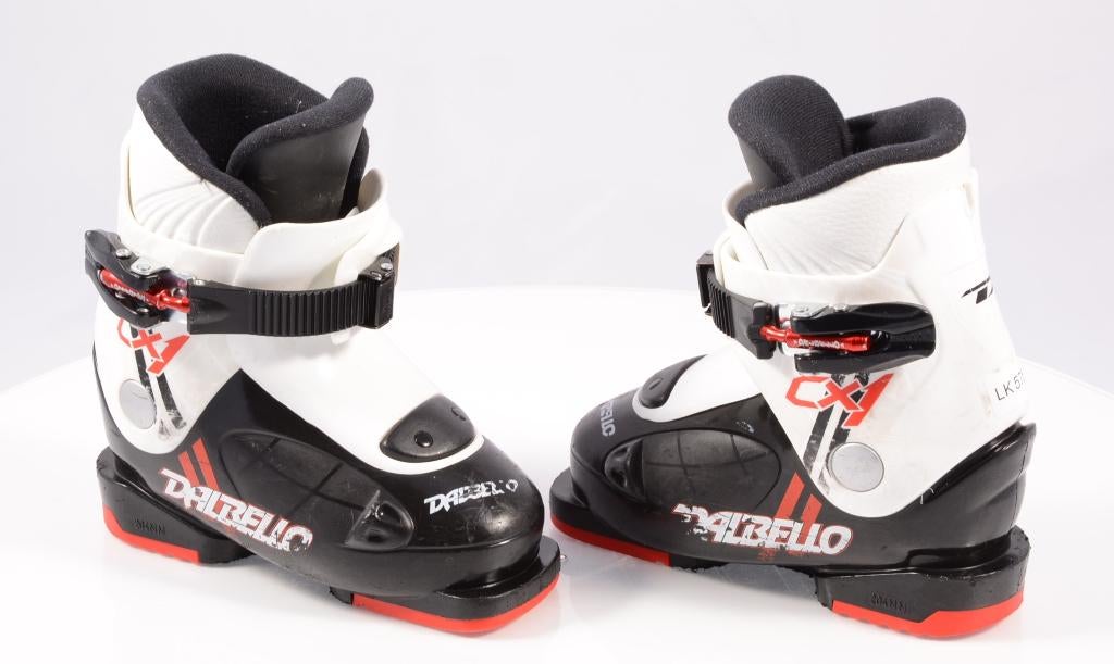 28,5 29 EU kinder skischoenen DALBELLO CX 1, Black/white, Gebruikt, Schoenen, Ophalen of Verzenden, Carve