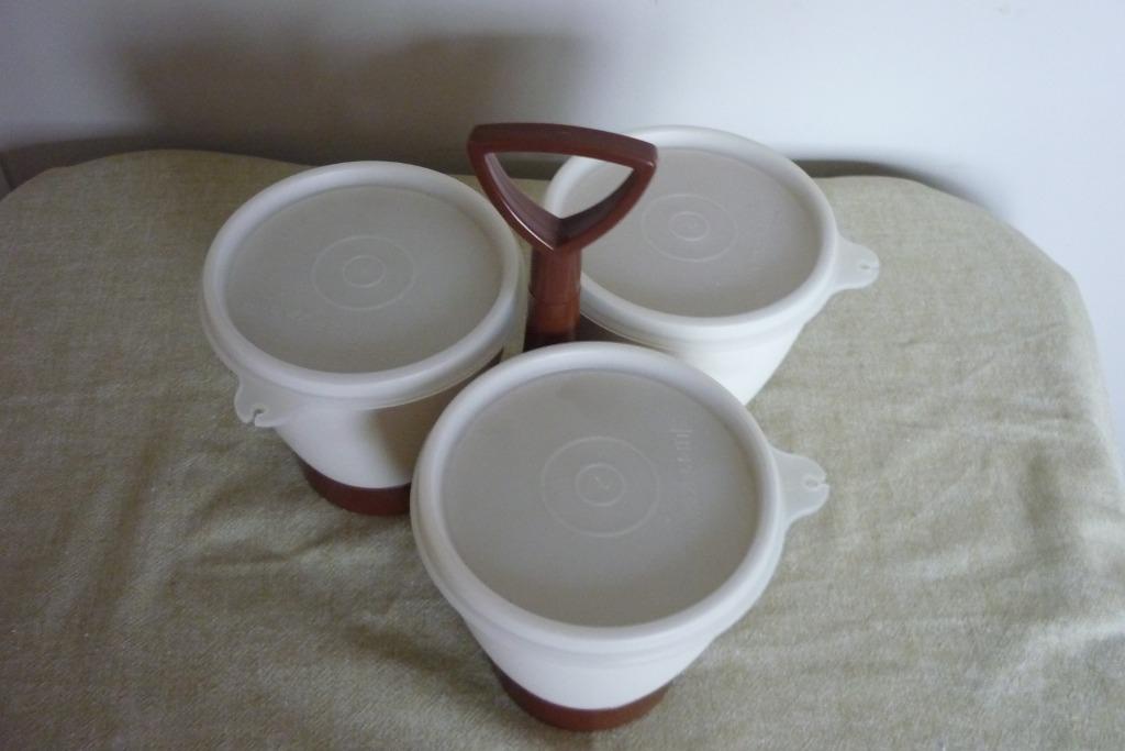 Tupperware carrousel vintage, Ophalen of Verzenden, Zo goed als nieuw, Bruin