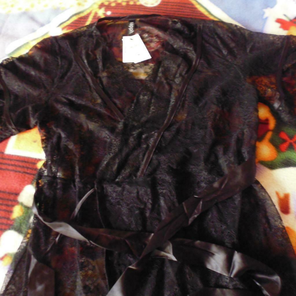 NIEUWE SAPPH kimono  l/xl, Enlèvement ou Envoi, Sapph, Noir, Taille 42/44 (L)