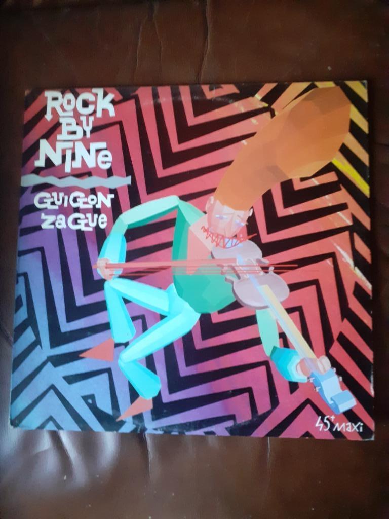 maxi-single Guigon Zague : Rock by nine (Belpop), Ophalen of Verzenden