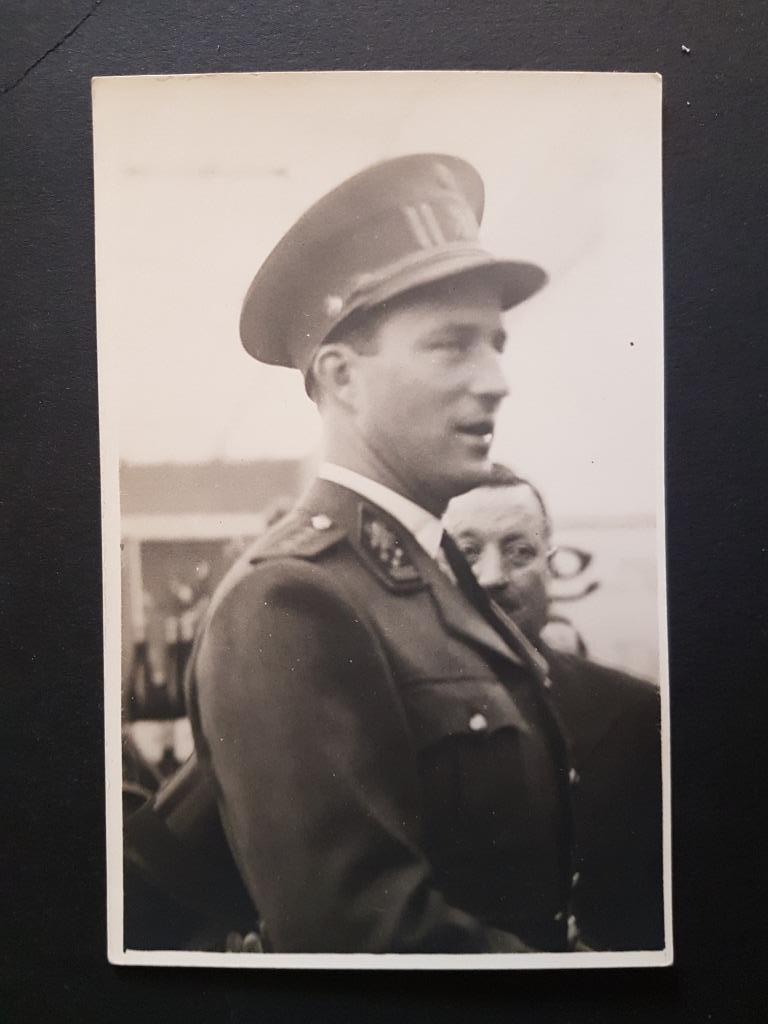Fotokaart Koningshuis België Koning Leopold III Royal, Ophalen of Verzenden, Gebruikt, Kaart, Foto of Prent