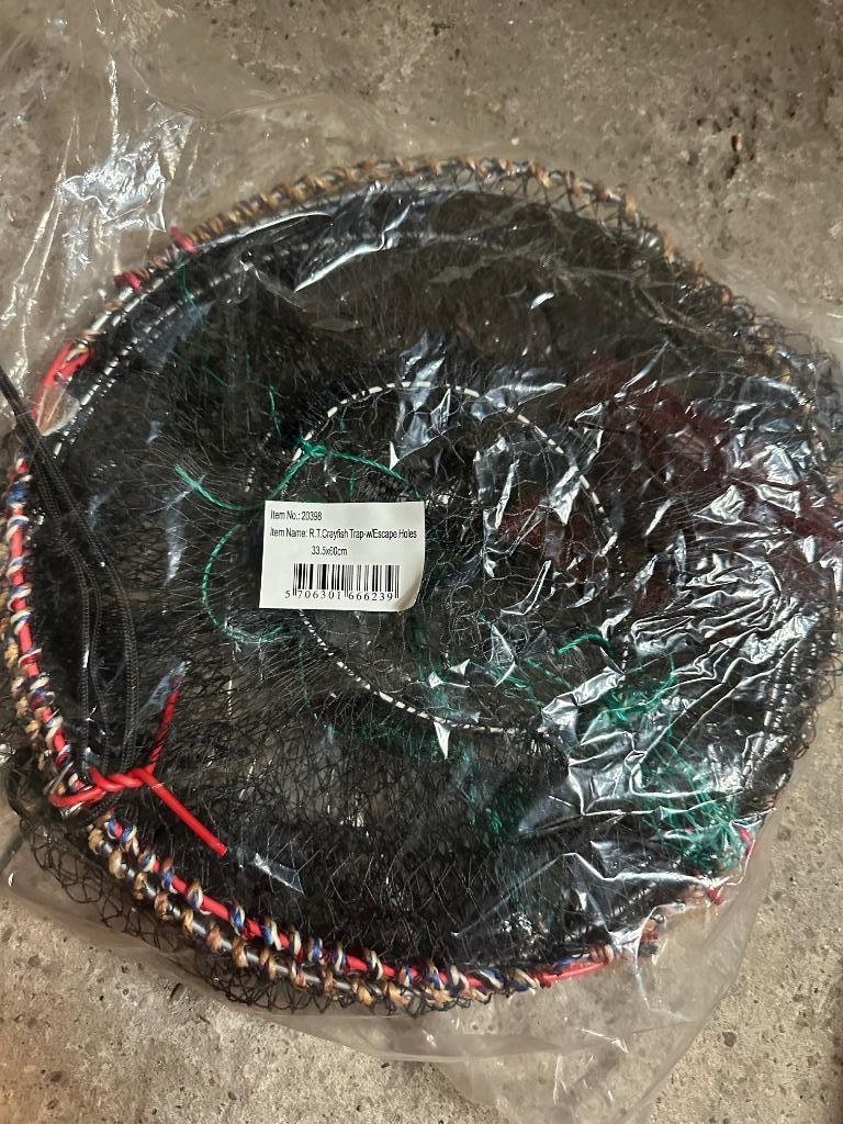 3 Nieuwe vis fuiken, Ophalen, Nieuw, Net of Fuik