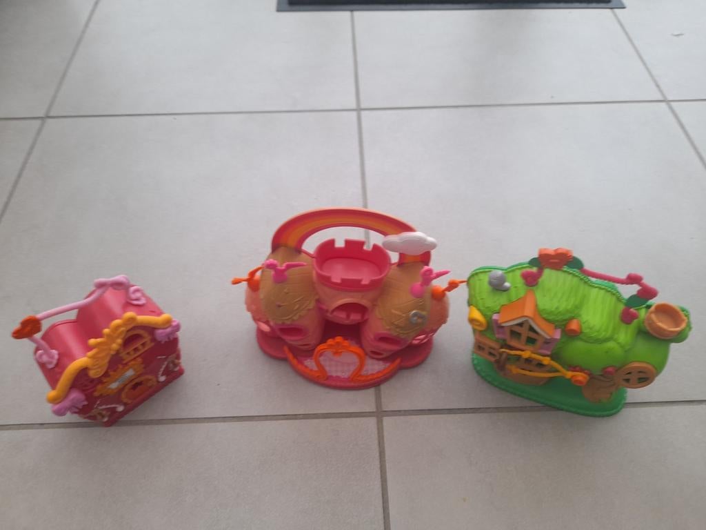 Set van 3 mini lalaloopsy huisjes, Ophalen of Verzenden, Gebruikt