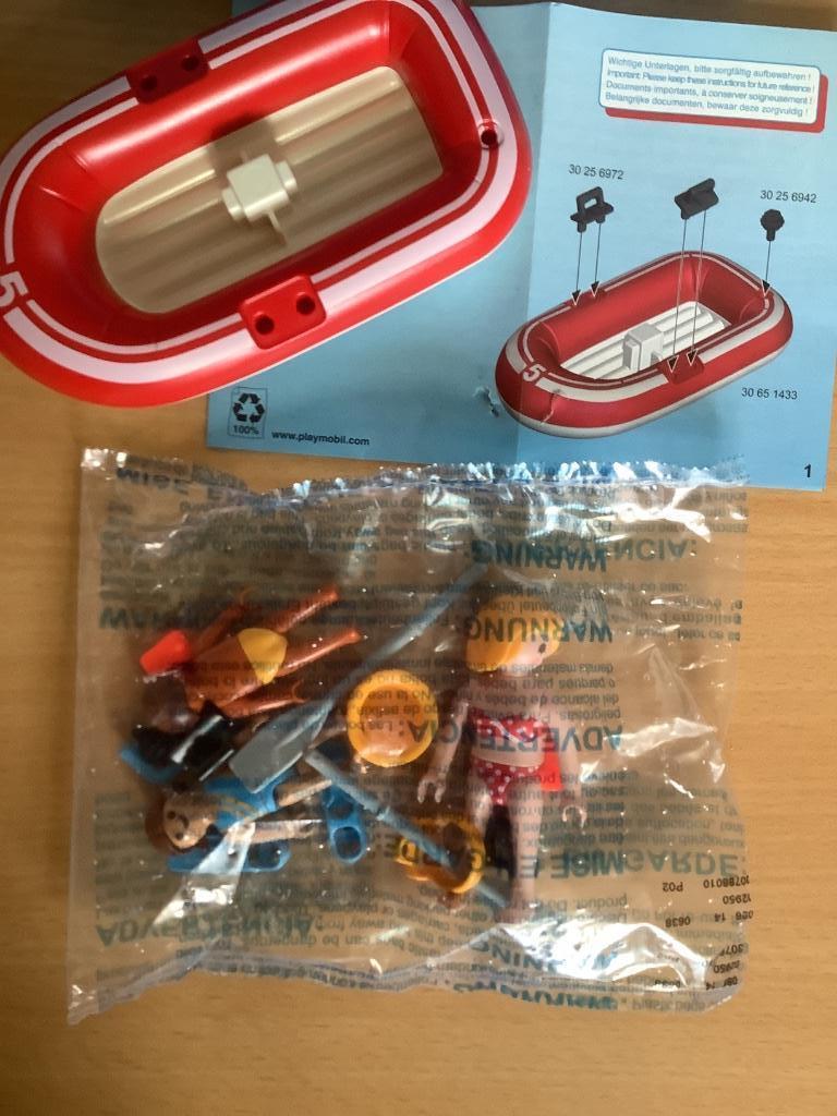 Playmobil boot met enkele popjes, Ophalen, Zo goed als nieuw, Complete set