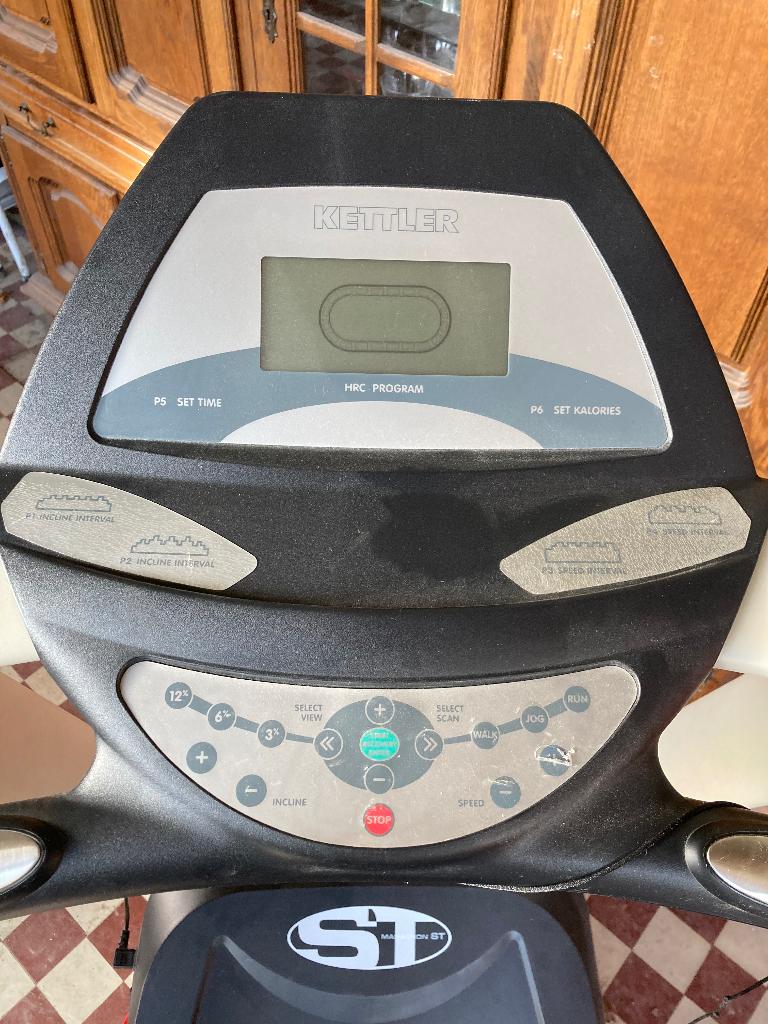 Loopband Kettler, Ophalen, Zo goed als nieuw, Metaal, Loopband