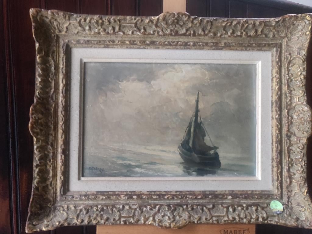 Schilderij Visserij, Ophalen