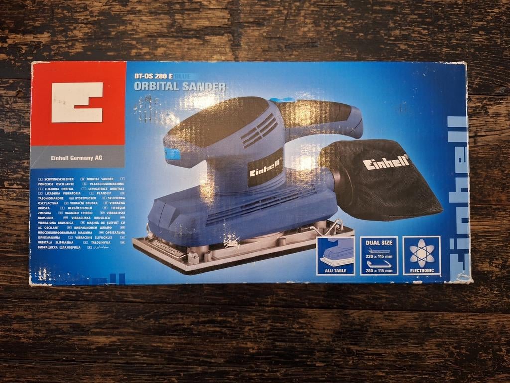 Einhell Excentrische Schuurmachine BT-OS 280 E, Ophalen, Zo goed als nieuw, Excentrische schuurmachine