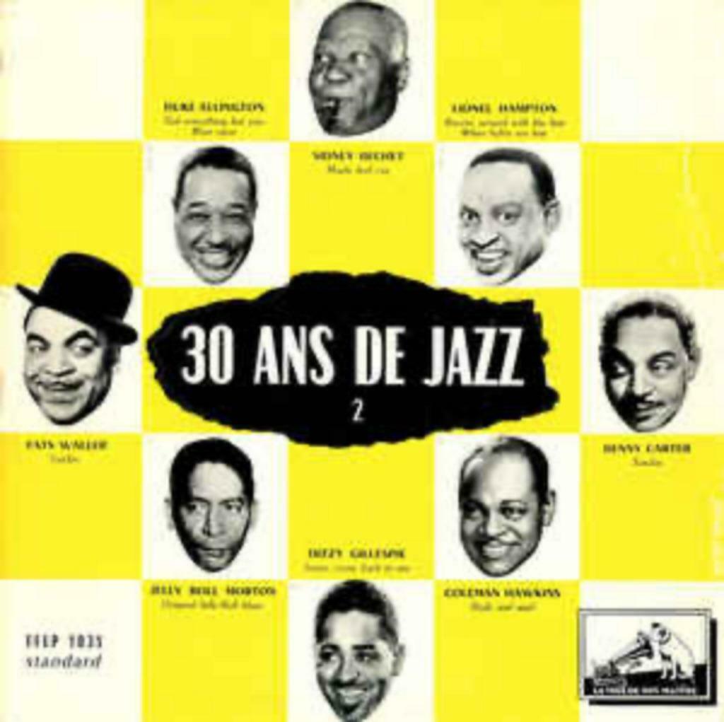 LP 30 ans de Jazz 2 1954, Gebruikt, 10 inch, Ophalen of Verzenden, 1940 tot 1960