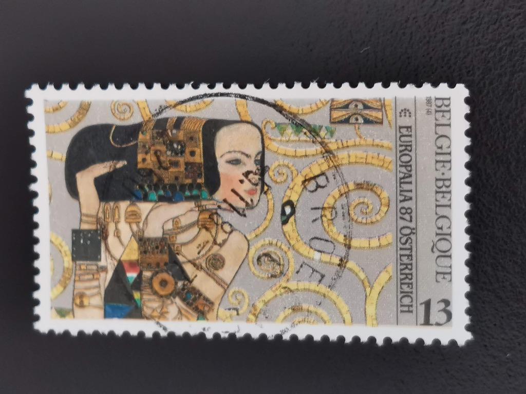 Belgie 1987 - Europalia 87 - Oostenrijk - kunst - Klimt, Ophalen of Verzenden, Gestempeld, Kunst