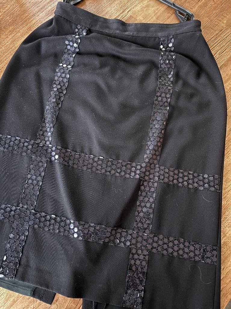 rok vintage maat 40, Kleding | Dames, Rokken, Maat 38/40 (M), Zwart, Ophalen of Verzenden, Zo goed als nieuw