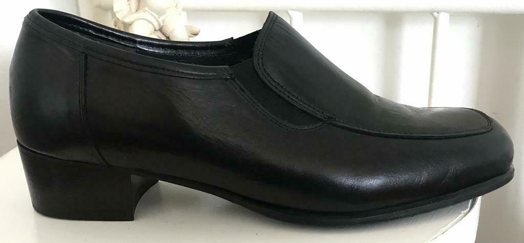 Christian DIETZ schoenen, maat 38, nieuw, zwart leer, Schoenen met lage hakken, Zwart, Christian Dietz, Nieuw