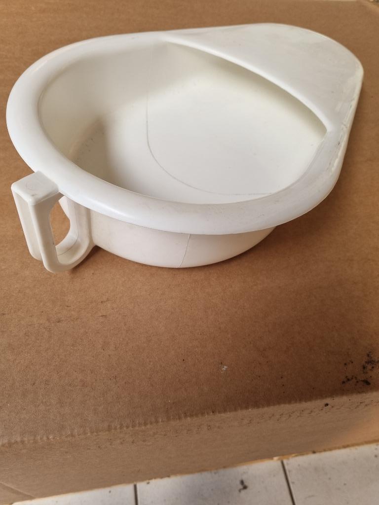 Bedpan in kunststof. Wit, Diversen, Ophalen, Nieuw