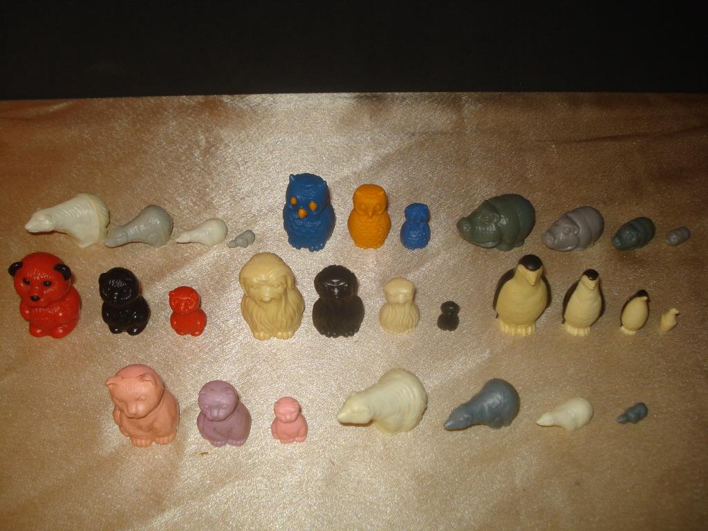 KINDER Lot de 8  Séries Complètes de Figurines Animaux 1990, Collections, Enlèvement ou Envoi, Comme neuf, Figurines