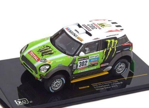 1:4 Ixo BMW Mini All 4 Racing Winner Dakar Rally 2013 #302, Ophalen of Verzenden, Zo goed als nieuw, Auto