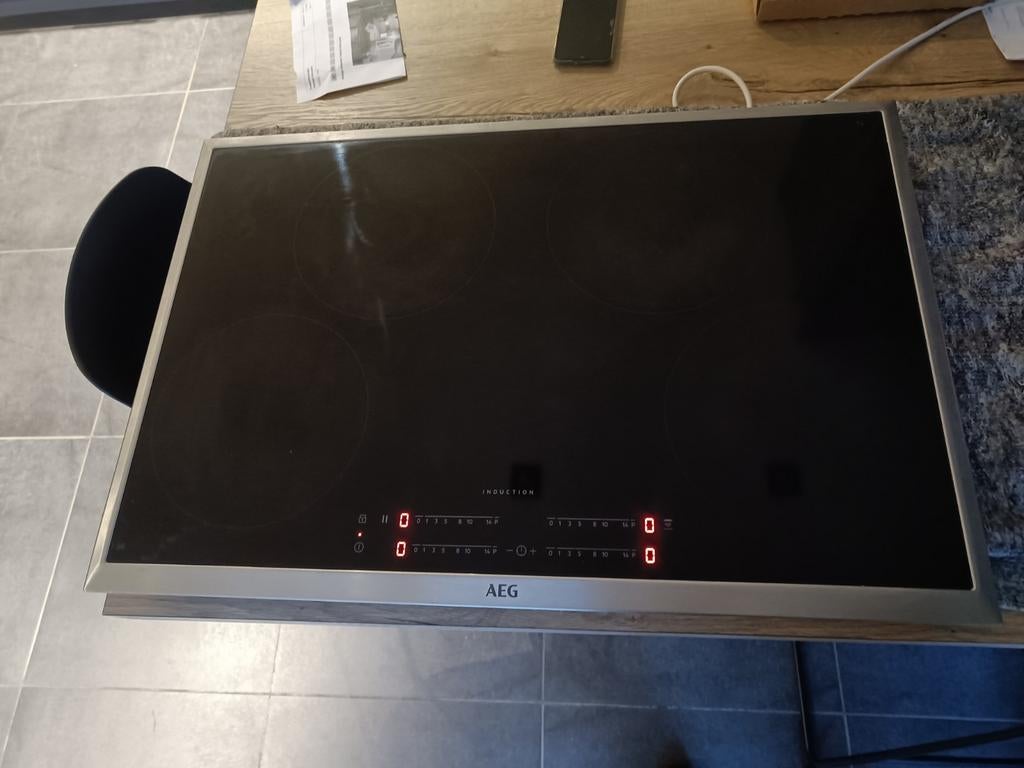 Inductiekookplaat AEG, Ophalen, Zo goed als nieuw