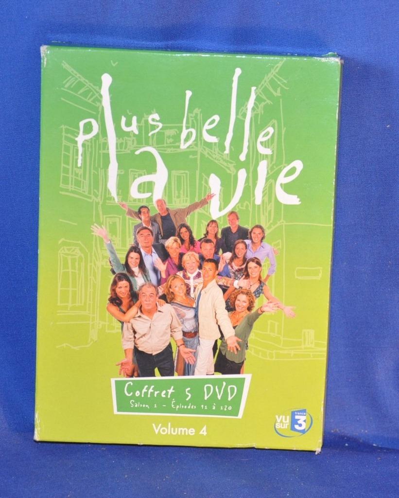 coffret 5 dvd plus belle la vie volume 4 (x20152), CD & DVD, Enlèvement ou Envoi, Coffret, Utilisé, Comédie