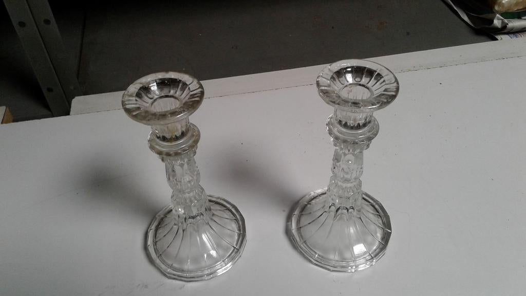 2 mooie kandelaars /vintage, Ophalen