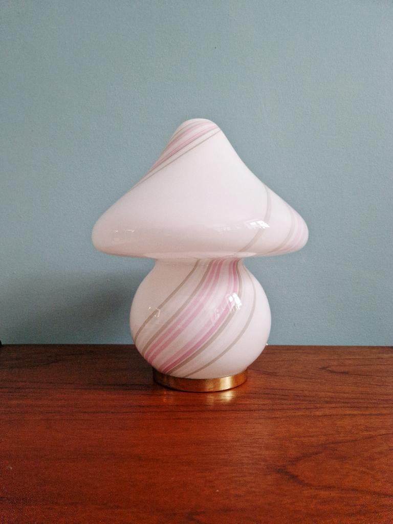 Paddestoellamp in Murano-glas, 1970-80, Ophalen of Verzenden