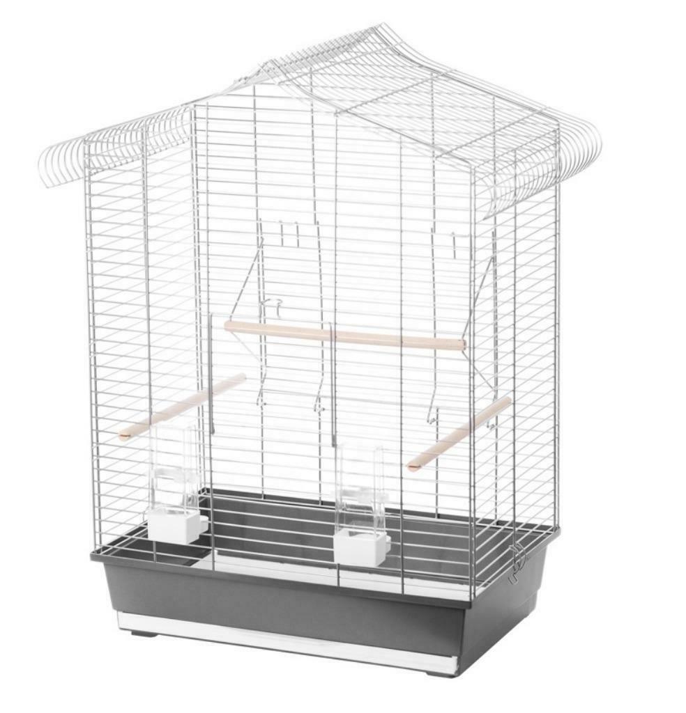 Birdcage Vega Argent-Gris, Enlèvement, Neuf, Synthétique, Cage à oiseaux