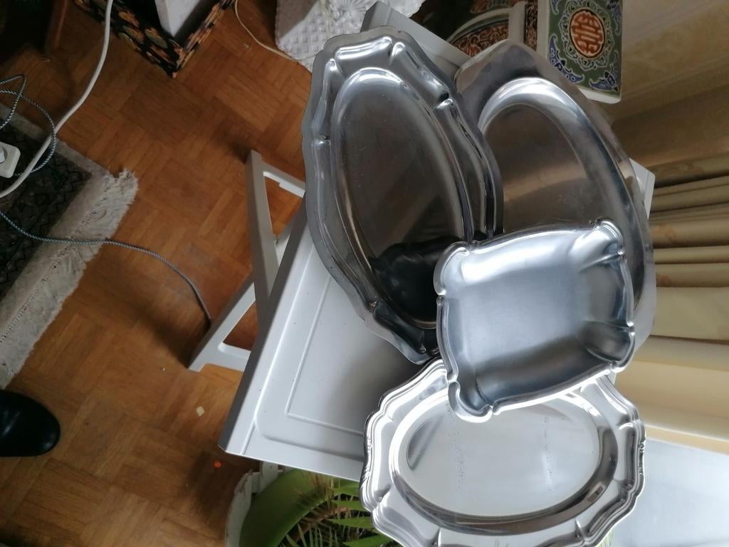 Diverse inox schotels, Ophalen, Gebruikt, Inox