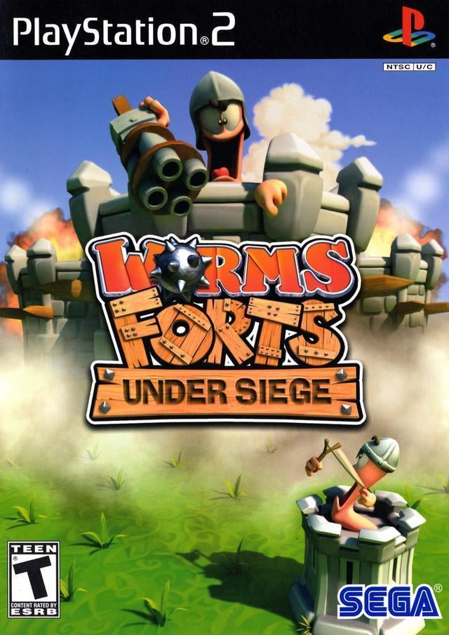 Worms Forts Under Siege, Games en Spelcomputers, Games | Sony PlayStation 2, Gebruikt, 1 speler, Ophalen of Verzenden, Vanaf 3 jaar