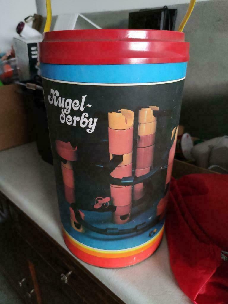 Retro knikkerbaan, plastic, Ophalen of Verzenden, Gebruikt, Jongen of Meisje
