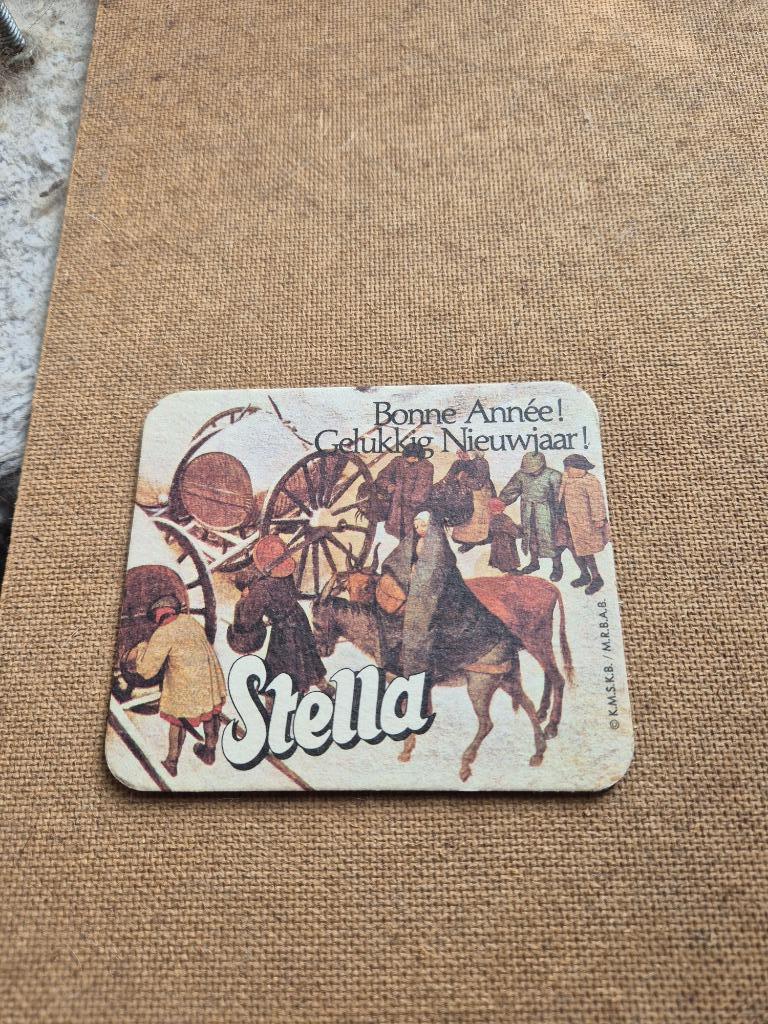 Sous bock Stella Artois (modèle 211), Ophalen of Verzenden, Gebruikt, Viltje(s), Stella Artois