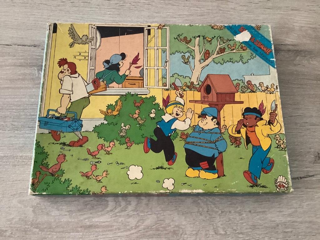 Sjors en Sjimmie vintage puzzle (140 stuks), Verzamelen, Ophalen of Verzenden, Overige figuren, Gebruikt, Overige typen
