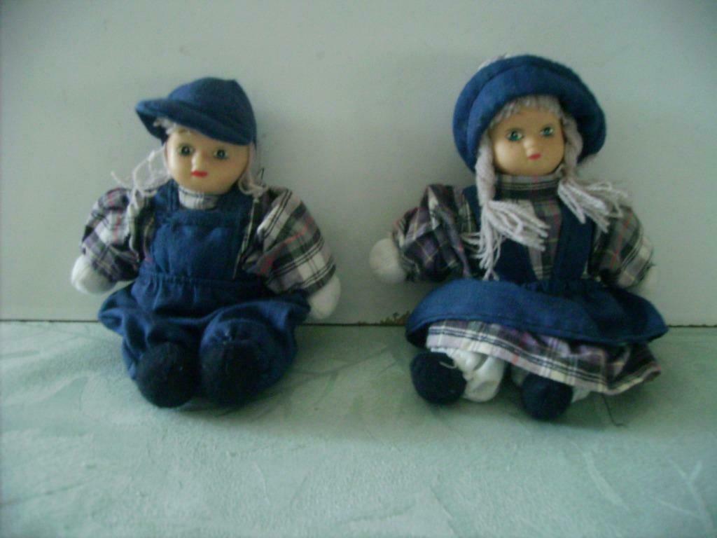 Blauwe poppen, Verzamelen, Poppen, Ophalen of Verzenden, Gebruikt, Pop