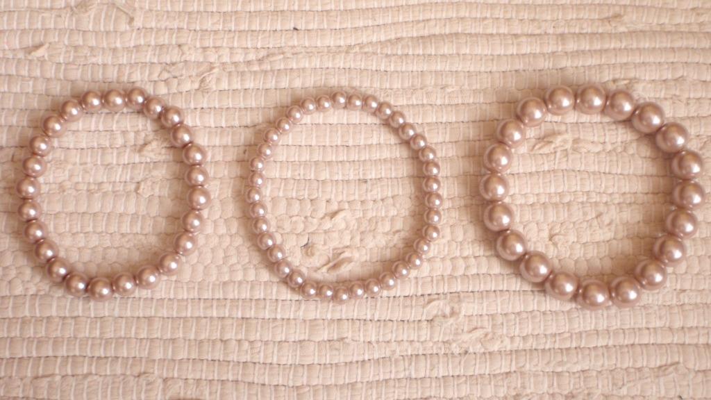 Set van 3 armbanden met Mallorca parels - perfecte staat!, Ophalen, Zo goed als nieuw