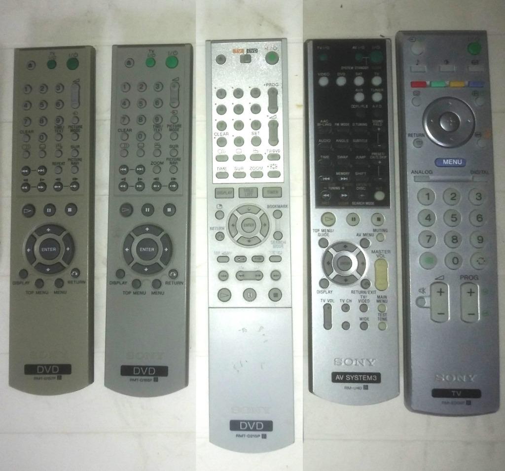 Télécommande Sony pour téléviseur, lecteur DVD et système au, Enlèvement ou Envoi, Utilisé, Originale, VHS