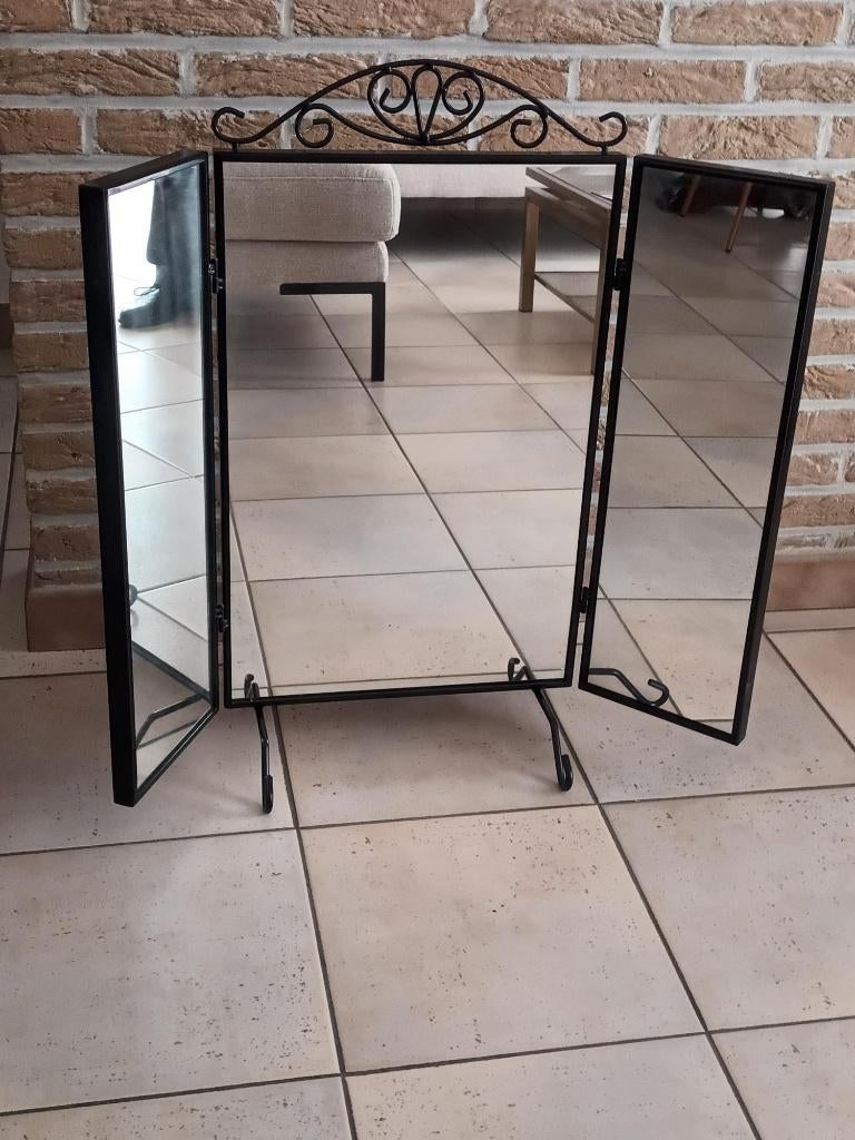 Miroir Triptik, Enlèvement, Comme neuf, 75 à 100 cm, Moins de 100 cm