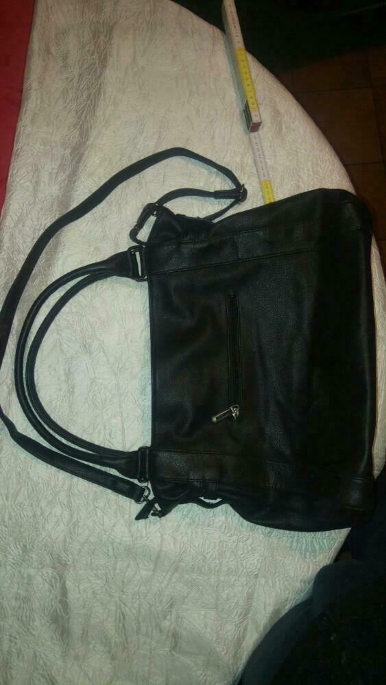 Sac bandoulière femme noir similicuir, Enlèvement ou Envoi, Comme neuf, Noir