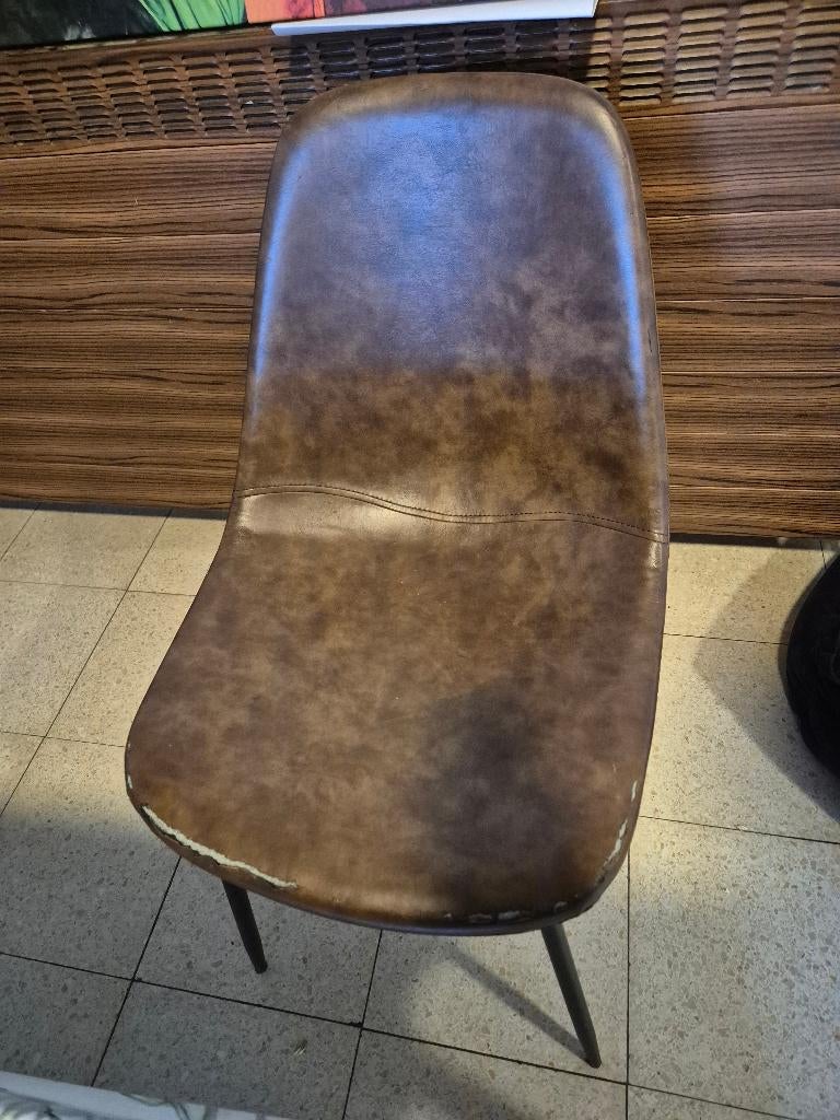 Gebruikte horeca stoelen, Ophalen, Kunststof, Gebruikt, Bruin