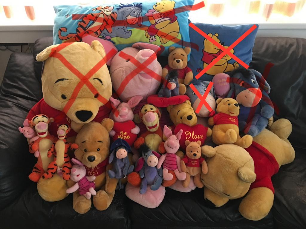 Lot van 15 Winnie The Pooh knuffels, Ophalen of Verzenden, Zo goed als nieuw