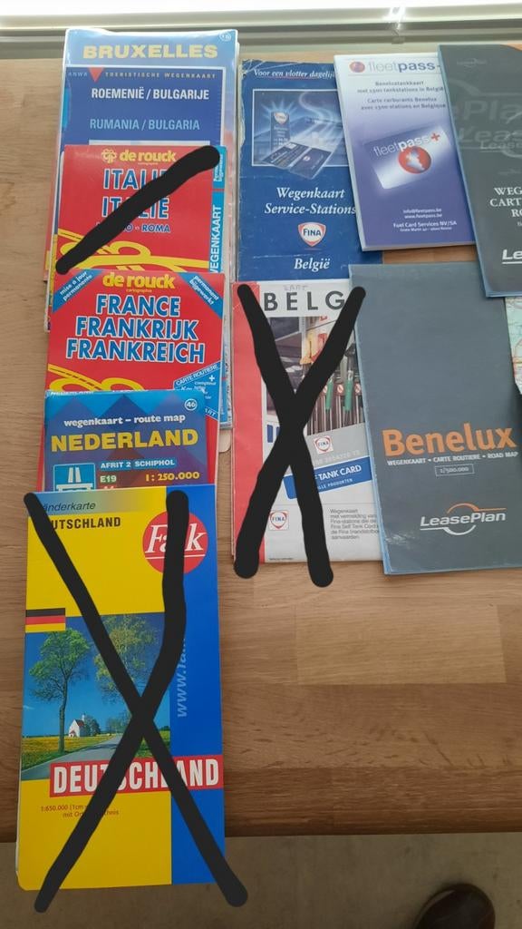 Diverse wegenkaarten, Boeken, Atlassen en Landkaarten, Zo goed als nieuw, Nederland, Ophalen of Verzenden
