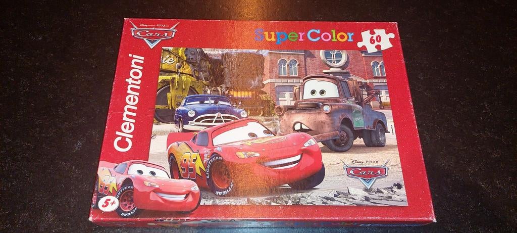 Puzzel clementoni cars super color 60 stukken, Enlèvement ou Envoi