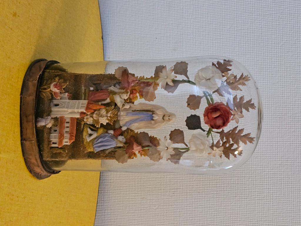oude stolp met heilige, 1800-1900, Antiek en Kunst, Ophalen of Verzenden