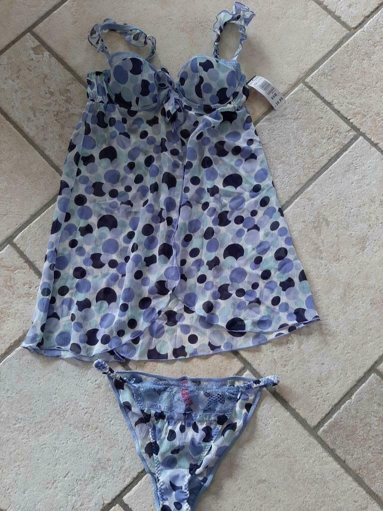 Lingerie-setje (85B) met bijhorende slip(NIEUW), Ophalen of Verzenden, Overige kleuren, Setje