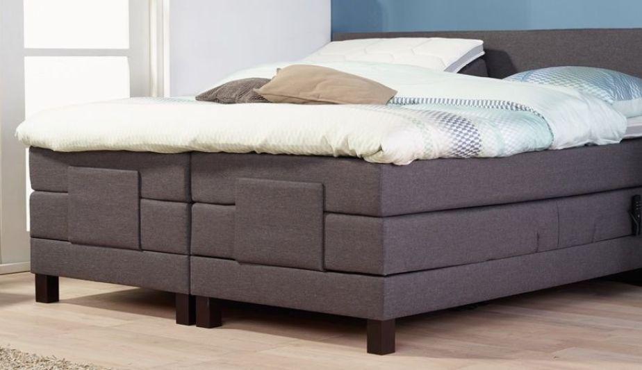 Box spring Octo 120x200cm, Maison & Meubles, Chambre à coucher | Lits boxsprings, Gris, Queen size, Comme neuf, Enlèvement