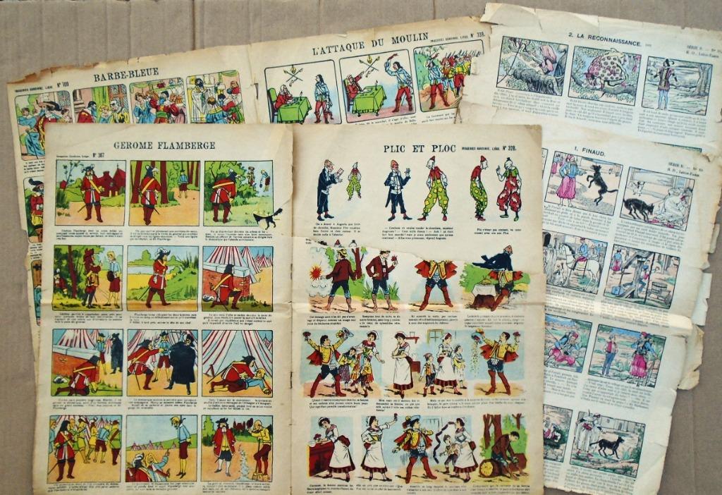 13 pages - BD - Imageries Gordinne/H. D. à Liège - 1900/1914, Livres, Enlèvement ou Envoi, Utilisé, Plusieurs comics, Europe