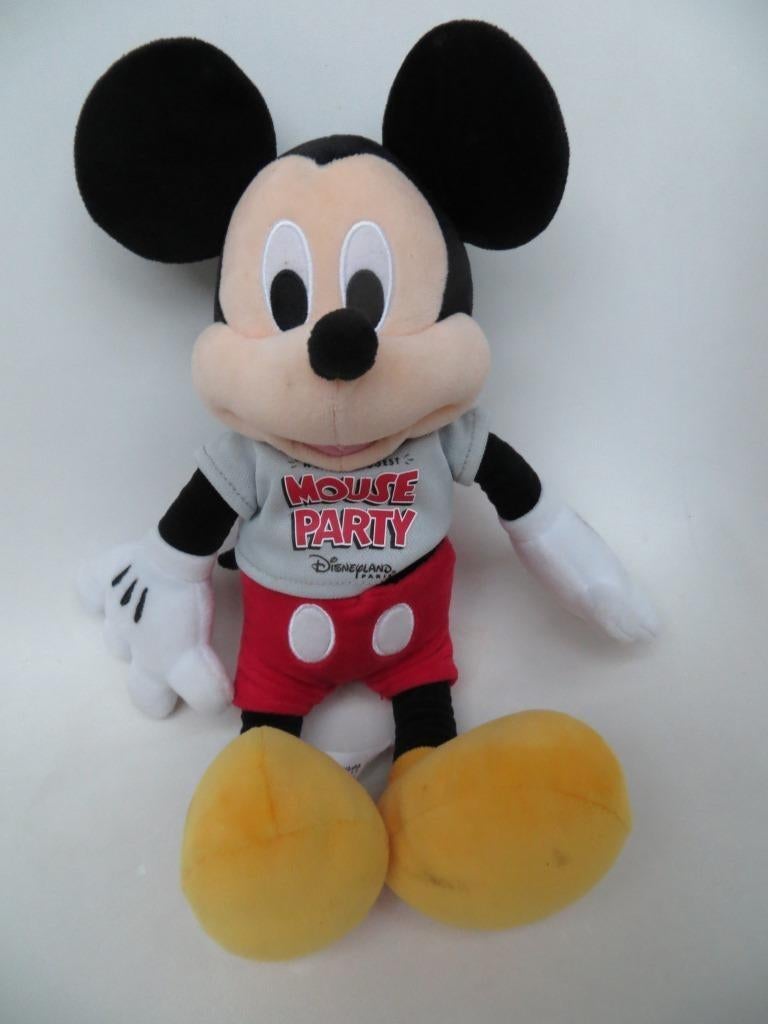 knuffel Mickey Mouse Mouse party Disneyland Paris, Verzamelen, Ophalen of Verzenden, Mickey Mouse, Zo goed als nieuw, Knuffel