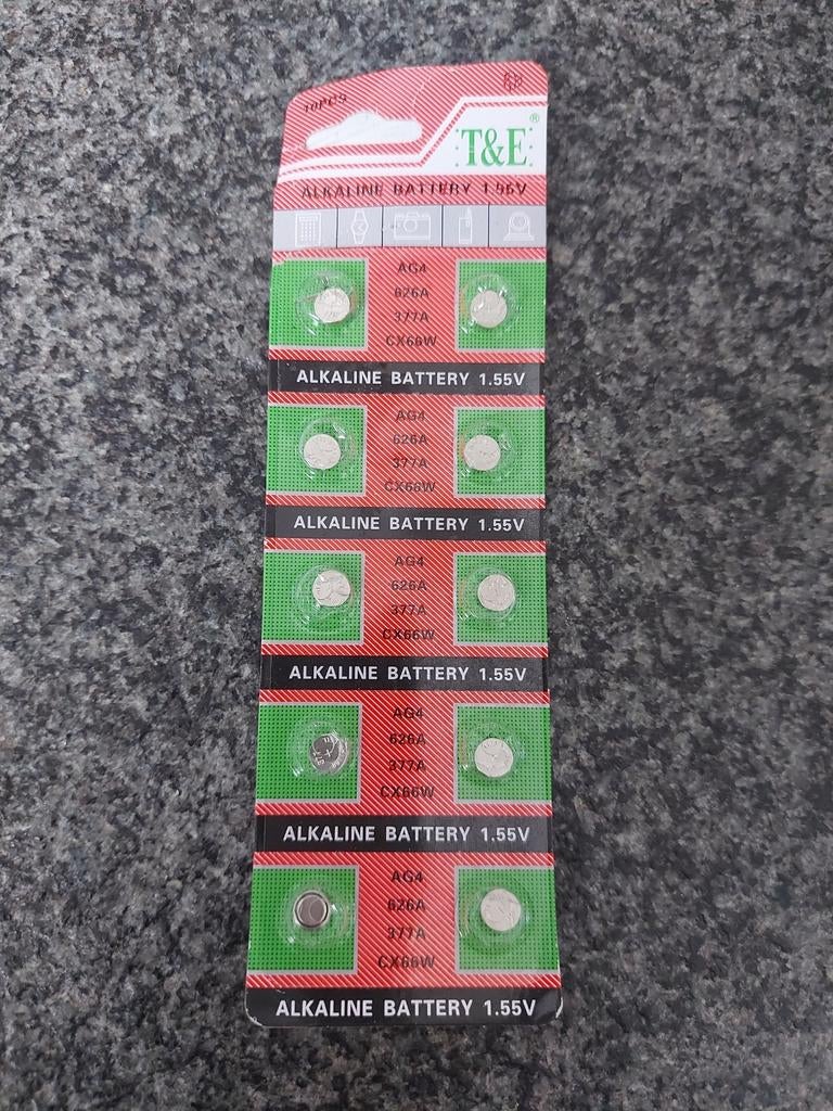 2 Piles 1,55V pour montre AG4 626A 377A CX66W, Enlèvement ou Envoi