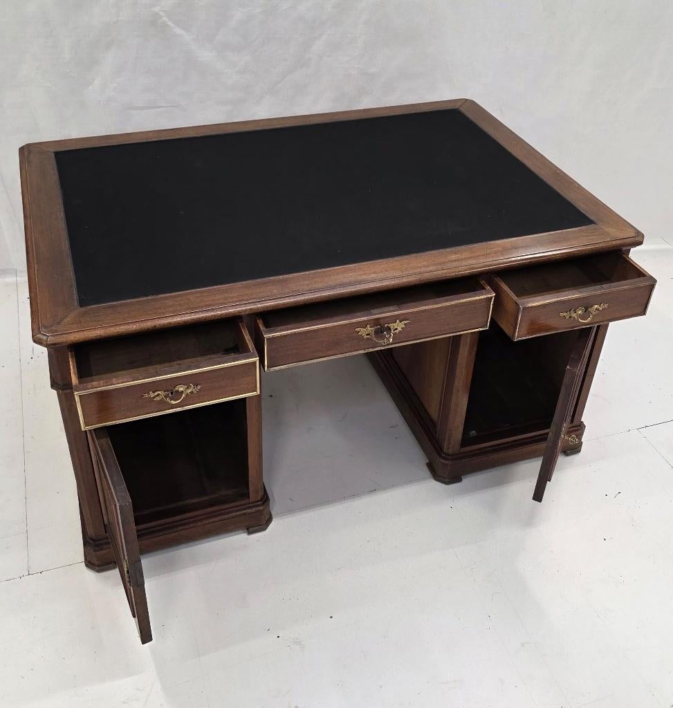 antiek massief Engels bureau, Ophalen of Verzenden